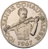1967 - Austria - 50 Szylingów - 100. Rocznica "Walca nad pięknym Dunajem"