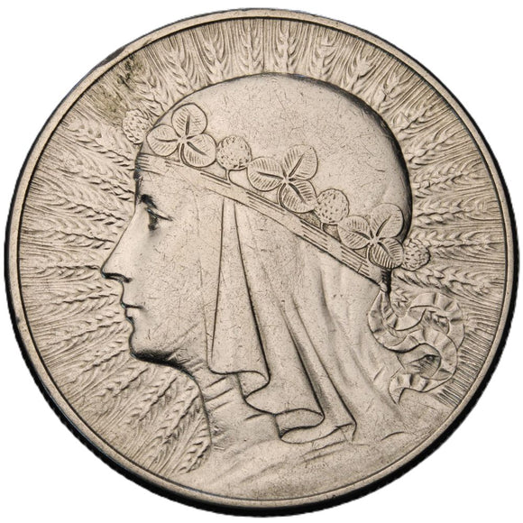 1933 - Polska - 10 zł - Polonia (Głowa Kobiety)