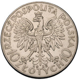 1933 - Polska - 10 zł - Polonia (Głowa Kobiety)