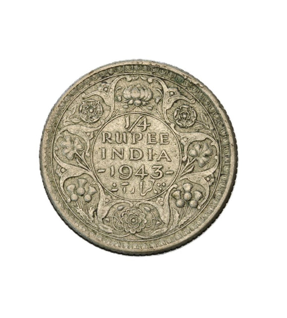 1943 - Indie - 1/4 Rupee