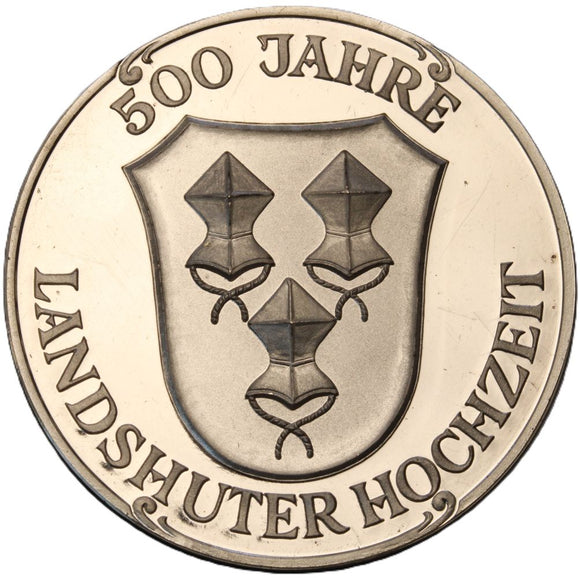 Medal - Niemcy - 500-lecie wjazdu księcia Jerzego