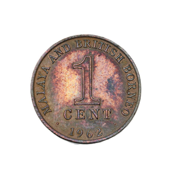 1962 - Malaje i Brytyjskie Borneo - 1 Cent