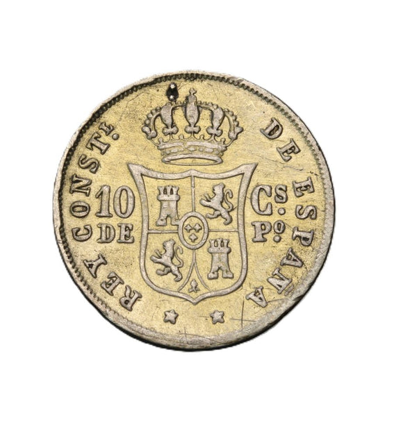 1885 - Filipiny - 10 Centavos