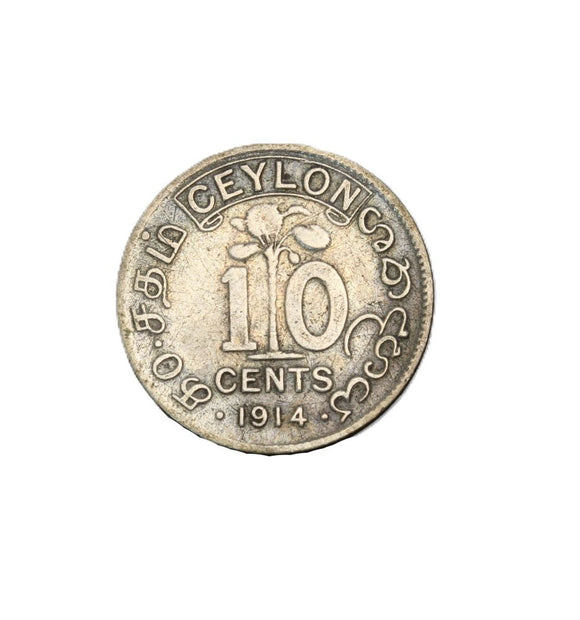 1914 - Sri Lanka - 10 Centów