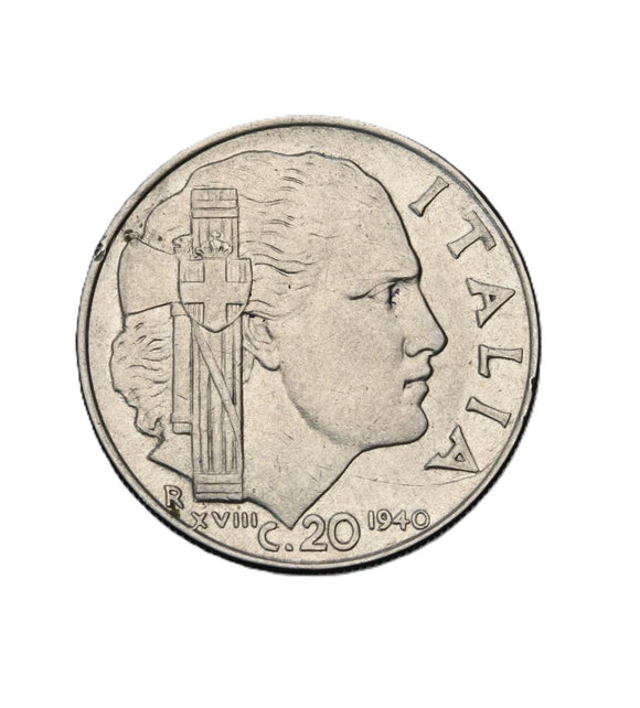 1940 - Włochy - 20 Centesimi