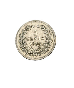 1850 - Holandia - 5 Centów