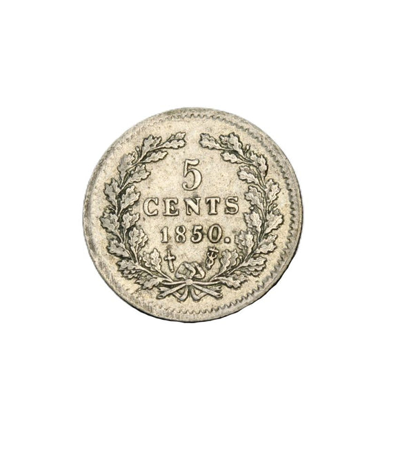 1850 - Holandia - 5 Centów