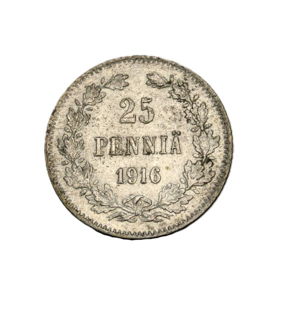 1916 - Finlandia - 25 Pennia
