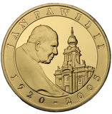 2005 - Polska - 10 zł - Jan Paweł II - 1920-2005 - rewers pozłacany