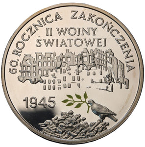2005 - Polska - 10 zł - 60 Rocznica Zakończenia II Wojny Światowej