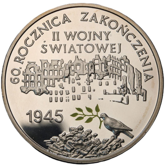 2005 - Polska - 10 zł - 60 Rocznica Zakończenia II Wojny Światowej