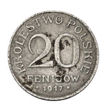 1917 - Polska - 20 Fenigów