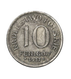 1917 - Polska - 10 Fenigów