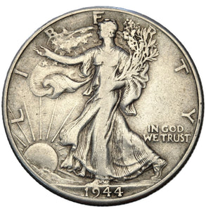 1944 - USA - 1/2 Dolara - Walking Liberty Half Dollar