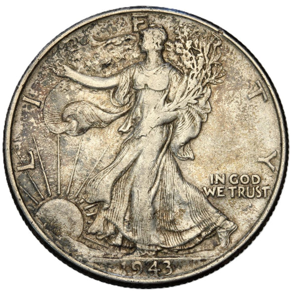 1943 - USA - 1/2 Dolara - Walking Liberty Half Dollar