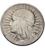 1933 - Polska - 5 zł - Polonia (głowa kobiety)