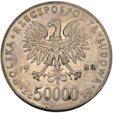 1988 - Polska - 50000 zł - Józef Piłsudski