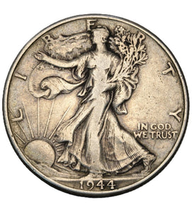 1944 - USA - 1/2 Dolara - Walking Liberty Half Dollar
