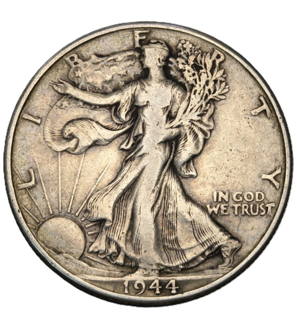 1944 - USA - 1/2 Dolara - Walking Liberty Half Dollar