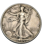 1945 - USA - 1/2 Dolara - Walking Liberty Half Dollar