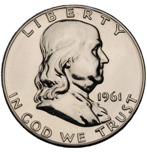 1961 - USA - 1/2 Dolara - Franklin Half Dollar