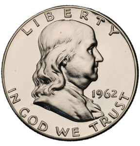 1962 - USA - 1/2 Dolara - Franklin Half Dollar