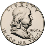 1962 - USA - 1/2 Dolara - Franklin Half Dollar