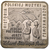 2011 - Polska - 10 zł - Jeremi Przybora, Jerzy Wasowski - kwadrat