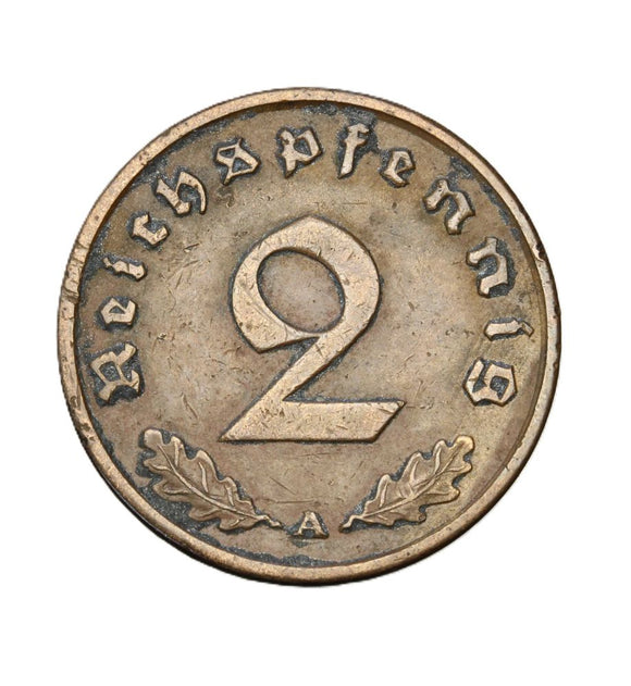 1939 - Niemcy - 2 Fenigi
