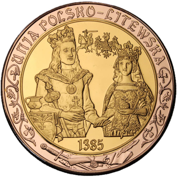 Medal - Unia Polsko-Litewska - Bóg, Honor, Ojczyzna