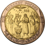 Medal - Chrzest Polski - Bóg, Honor, Ojczyzna