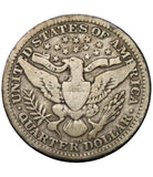 1908 - USA - 1/4 Dolara - Barber Quarter Dollar