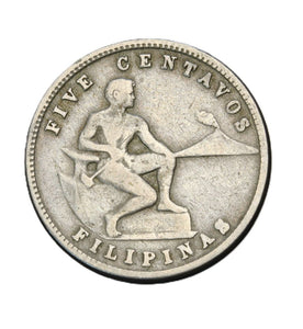 1932 - Filipiny - 5 Centavos