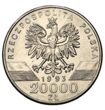1993 - Polska - 20000 zł - Jaskółki
