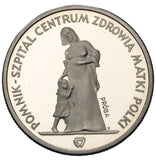 1985 - Polska - 200 zł - Pomnik - Szpital - Centrum Zdrowia Matki Polki - próba