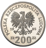 1985 - Polska - 200 zł - Pomnik - Szpital - Centrum Zdrowia Matki Polki - próba