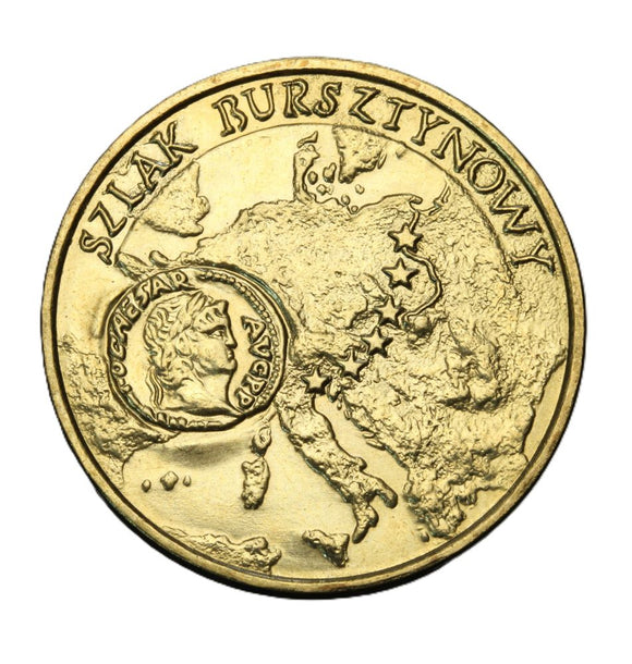 2001 - Polska - 2 zł - Szlak Bursztynowy