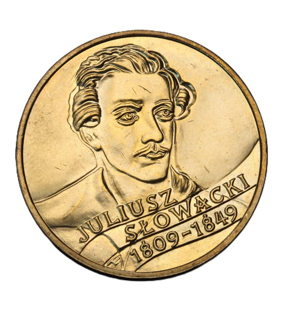 1999 - Polska - 2 zł - 150 Rocznica Śmierci Juliusza Słowackiego