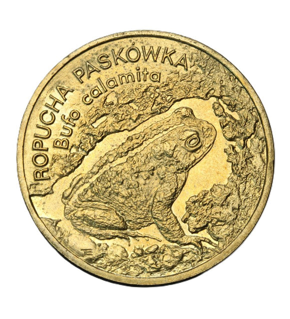 1998 - Polska - 2 zł - Ropucha Paskówka
