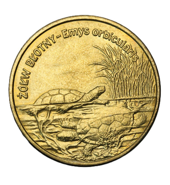 2002 - Polska - 2 zł - Żółw Błotny
