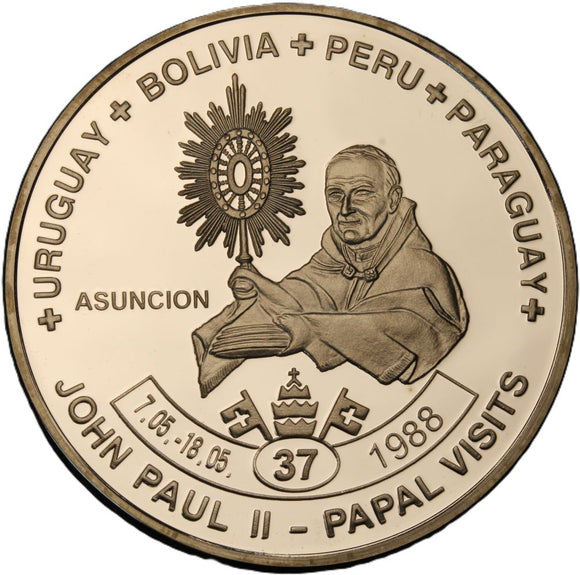 2007 - Niue - 1/2 Dolara - Jan Paweł II w Ameryce Południowej