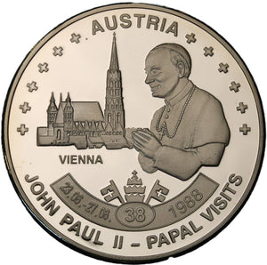 2007 - Niue - 1/2 Dolara - Jan Paweł II w Austrii