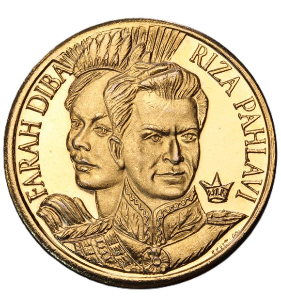 Medal - Farah Diba i Riza Pahlavi