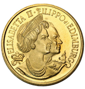 Medal - Królowa Elżbieta II i Książe Filip
