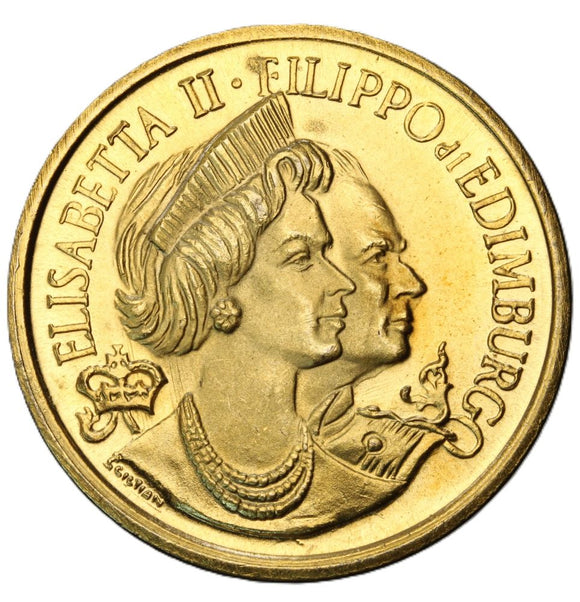 Medal - Królowa Elżbieta II i Książe Filip
