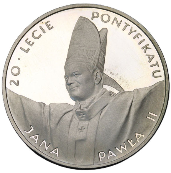 1998 - Polska - 10 zł - Jan Paweł II - 20-lecie Pontyfikatu