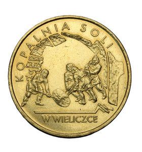 2001 - Polska - 2 zł - Kopalnia Soli w Wieliczce