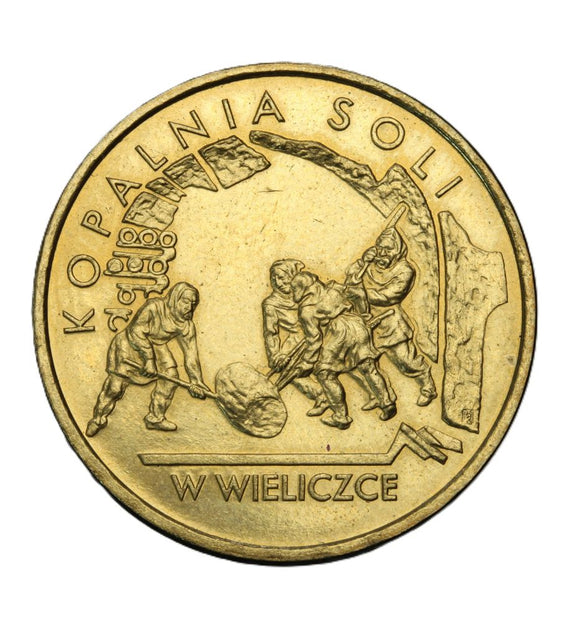2001 - Polska - 2 zł - Kopalnia Soli w Wieliczce