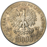 1987 - Polska - 10000 zł - Jan Paweł II