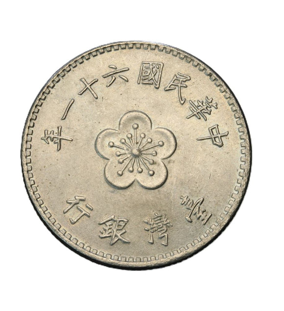 1972 - Tajwan - 1 Yuan